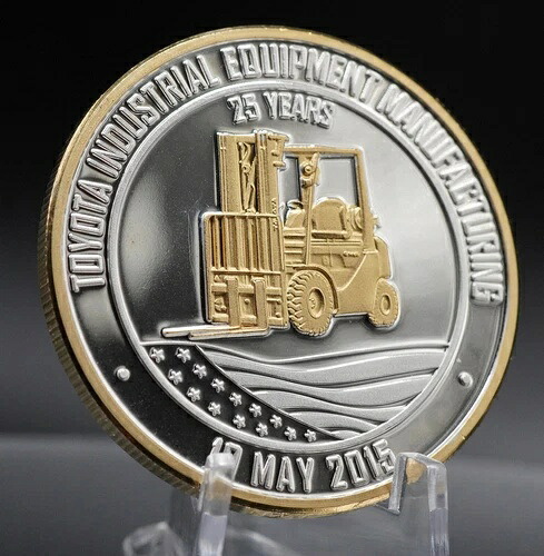 2015 トヨタ フォークリフト 25 周年記念 NWT 同様 1オンス 999 ファインシルバー ラウンド C5723-｜WORLD RESOURCE【QUEEN店】