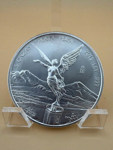 2015年メキシコ5オンス シルバー リベルタッド 非常に希少 - 限定発行枚数はわずか9500枚!!|WORLD RESOURCE【QUEEN店】