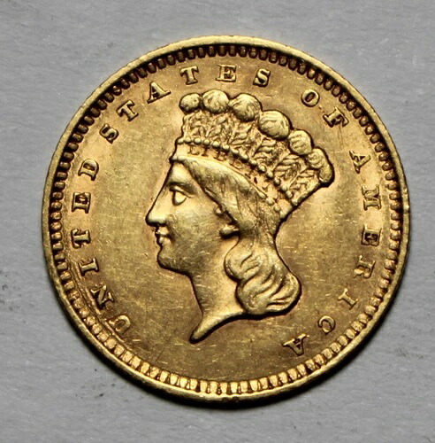 1858年金貨 1ドル M489