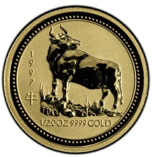 1997年 オーストラリア 5ドル 1/20オンス 金貨 ? 丑年 ? 発行枚数最少