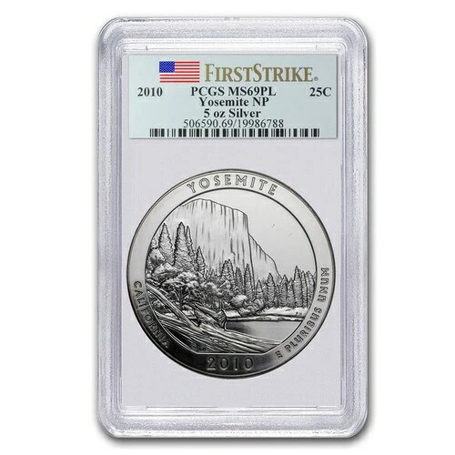2010年 5オンス シルバー ATB ヨセミテ MS-69 PL PCGS (FirstStrike?)|WORLD RESOURCE【QUEEN店】