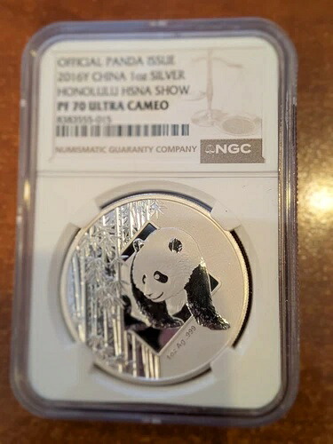 2016 Y 中国 1オンス シルバー ホノルル HSNA ショー NGC PF70 ウルトラ カメオ 早期リリース。｜WORLD RESOURCE【QUEEN店】