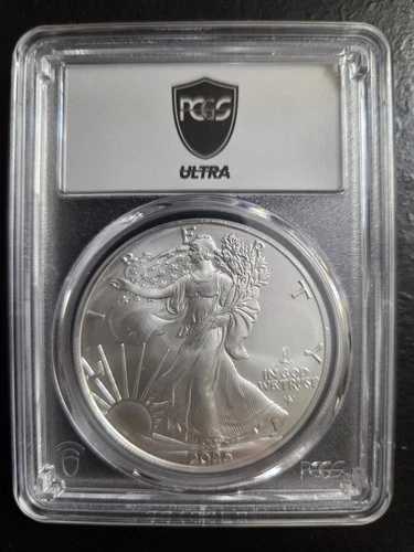 2025-(P) シルバーイーグル プライベート PCGS MS70 ウルトラブレイク発行5万枚のうちの1枚