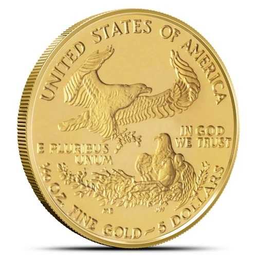 1990-P 1/10オンス プルーフ アメリカン ゴールド イーグル コイン (箱、CoA)