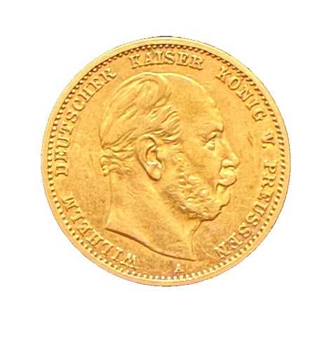 ドイツ プロイセン 1879 流通金貨 10マルク ヴィルヘルム
