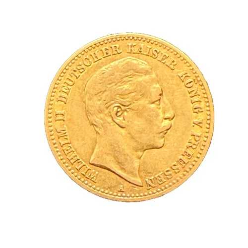 ドイツ プロイセン 1893年 流通金貨 10マルク ヴィルヘルム2世｜WORLD RESOURCE【QUEEN店】