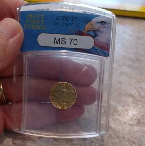 2006年 ゴールドイーグル金貨 ミント ファーストストライク MS70 ANACS 700335