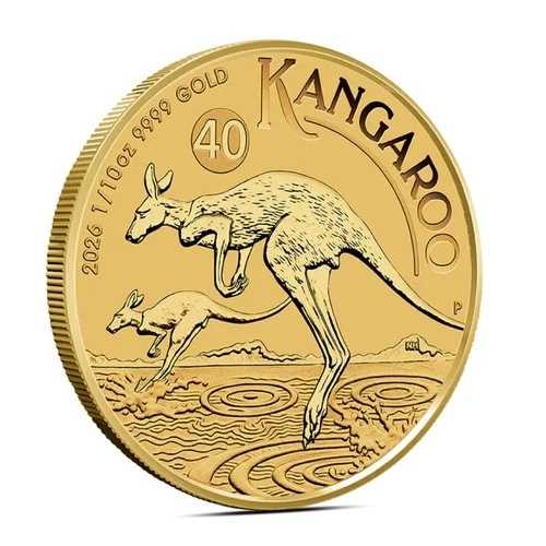 2026年 1/10オンス オーストラリア カンガルー金貨 (BU)