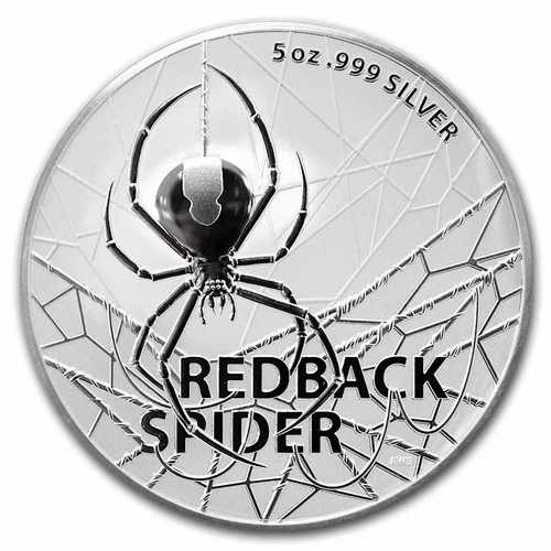 2021年 オーストラリア 5オンス シルバー レッドバック スパイダー BU