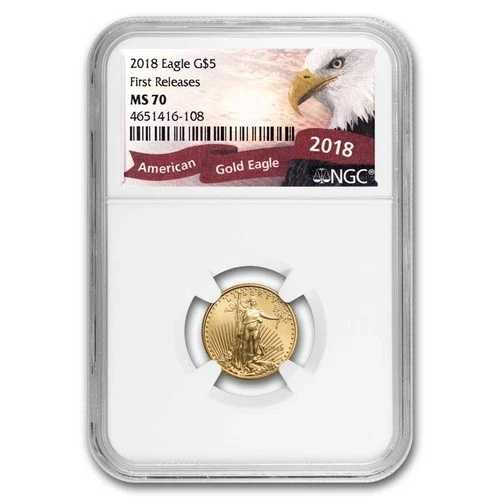 1/10オンス アメリカンゴールドイーグル MS-70 NGC（ランダム年）