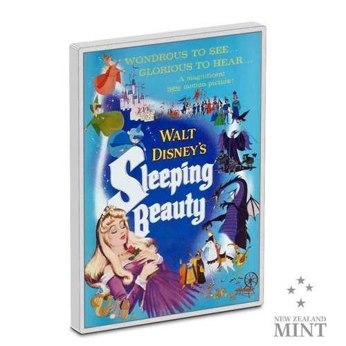 ディズニー 眠れる森の美女 5オンス シルバーポスターコイン 限定200枚 完売！ニュージーランド造幣局