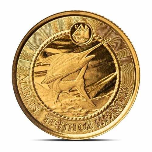 2023年 1/10オンス ケイマン諸島 ブルーマーリン 金貨