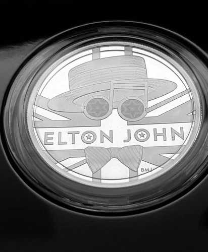 2020年 英国 2オンス プルーフシルバー ミュージックレジェンド エルトン・ジョン