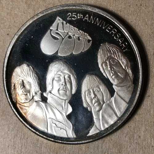 1991年 ビートルズ「ラバーソウル」25周年記念限定版 シルバーラウンド