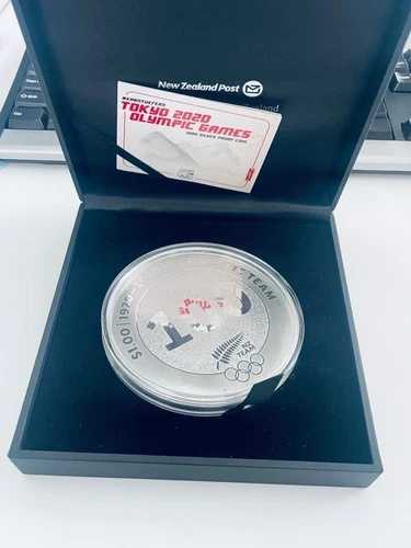 ニュージーランド - 東京2020オリンピック - 100周年記念銀貨プルーフコイン