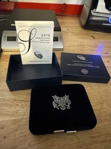 シルバー アメリカンイーグル プルーフ 米国造幣局 2019年 地金 .999 コイン ウェストポイント ドル $1