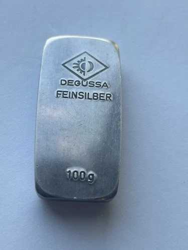 100 g デグサ シルバーバー 999 ファインシルバー 100グラム 希少な棺型