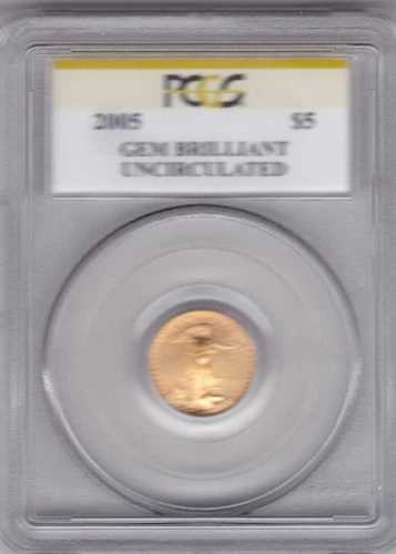 2005年 ジェムブリリアント 未流通 PCGS 5ドル アメリカンイーグル金貨