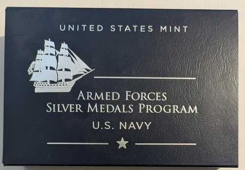 2020年 2.5オンス 米海軍 軍事力 シルバー 99.9 メタルプログラム OGP COAと箱付き
