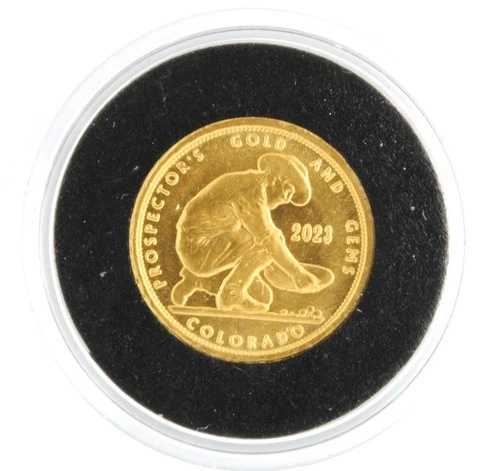 2023年 コロラド・プロスペクターズ・ゴールド・アンド・ジェムズ 1/10オンス 24K ゴールドコイン 地金