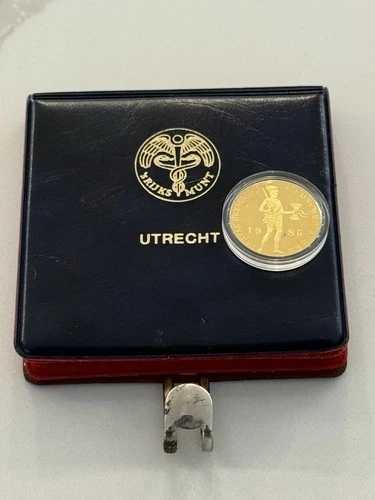 1985年オランダ 金ダカット .983 ゴールドプルーフコイン UNC ユトレヒト 箱とCOA付き｜WORLD RESOURCE【QUEEN店】