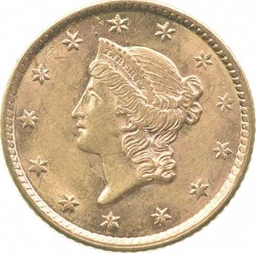 1852年 1ドル リバティヘッド金貨 *5791