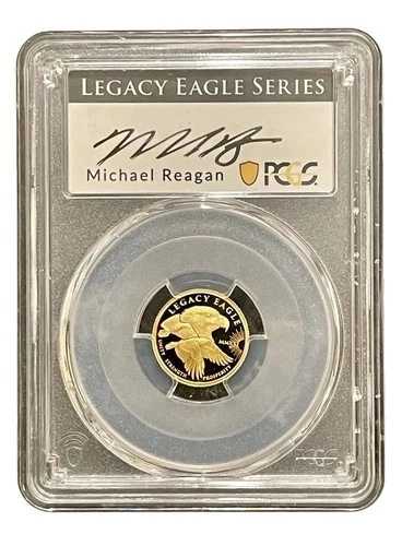 2021年 クック諸島 20ドル金貨 レガシーイーグル 1/10オンス PCGS PR70DCAM ファーストストライクスラブ