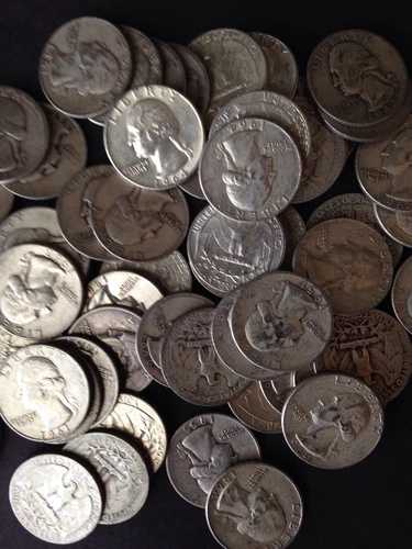 銀貨セール！1ポンド米国ミックス銀貨、ジャンク品なし、65年以前のもの！