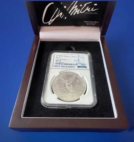 ????2018 リベルタッド NGC MS70 メキシコ 1 オンス オンザ .999 純銀 初リリース 希少!