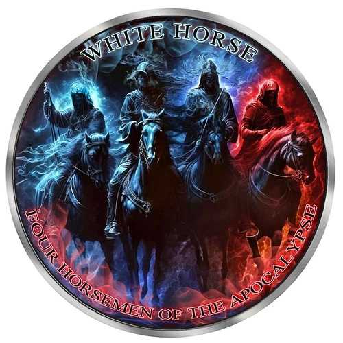 「ホワイトホース」A.D.S.「黙示録の四騎士」1オンス銀貨M.カナダ2023- 101,750円