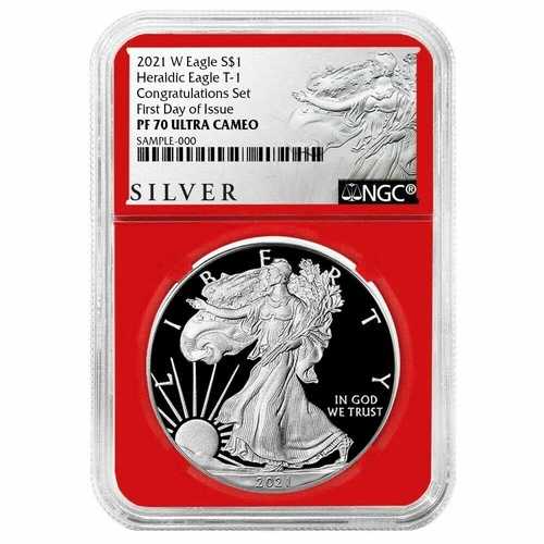 2021 W NGC PF 70 UC アメリカン・シルバー・イーグル 発行初日おめでとうございます|WORLD RESOURCE【QUEEN店】