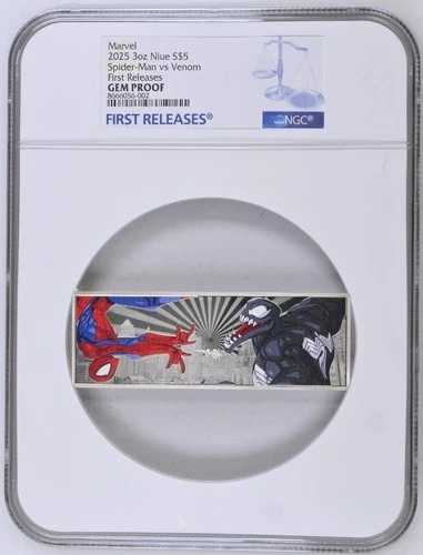 2025 NGC GEM NIUE 3オンス 5ドル「スパイダーマン VS ヴェノム」｜WORLD RESOURCE【QUEEN店】 117,700円