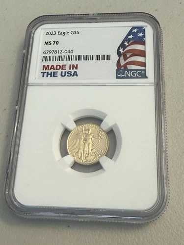 2023年 アメリカン ゴールド イーグル G$5 NGC MS70 ???? ゴールド 1/10 117,700円