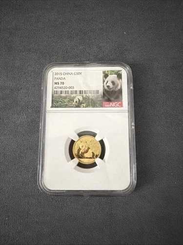 2015 G50Y 中国パンダ 1/10オンス 金貨 NGC MS70|WORLD RESOURCE【QUEEN店】