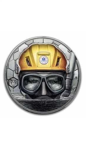 2023年 3オンス シルバー リアルヒーローズ:沿岸警備隊-CIT。非常に精巧な仕上がり|WORLD RESOURCE【QUEEN店】