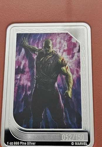 2023年 マーベル ニュージーランドミント トレーディングコイン ドラックス・ザ・デストロイヤー 052/150。OBO