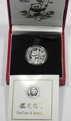 1990年 中国 1/4オンス プラチナ パンダ 25元 箱入り COA付き｜WORLD RESOURCE【QUEEN店】