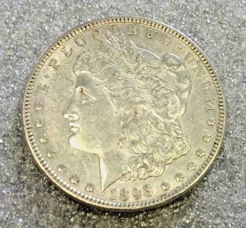 1893年 モルガン銀貨 AU (3113)