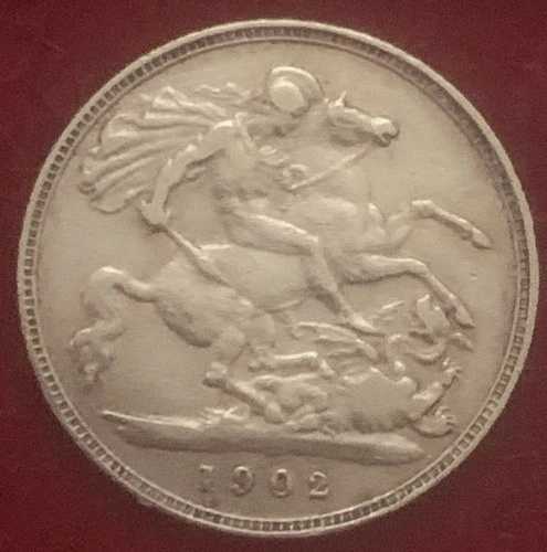1902年 イギリス 1/2ソブリン エドワード7世金貨 3.99グラム 917ゴールド