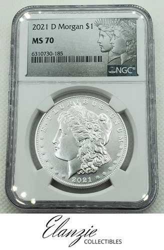 2021-D モルガン銀貨 NGC MS70