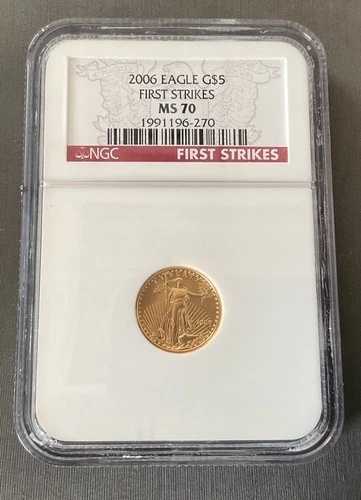 2006年 イーグル G$5 ファーストストライク MS 70 MS70 NGC 金貨