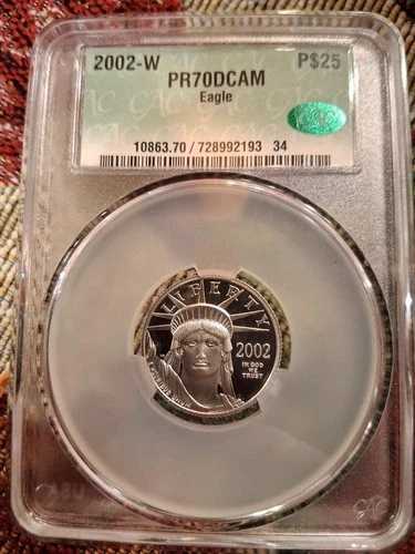 2002-W プラチナイーグル P$25 DCAM（プルーフ）