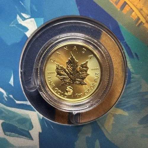 2026年カナダ トレジャード メープルリーフ ウルフ プリビー 1/10オンス 金貨 カード入り