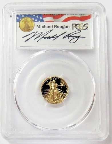 1991年 P ゴールド レーガン レガシー 5ドル アメリカンイーグル 1/10オンス PCGS PR 70 DCAM