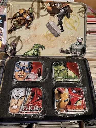 2014年 1オンス ファインシルバー 4枚セット ? マーベル アベンジャーズ ? 発行枚数: 3,500枚