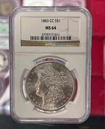 1883 CC NGC MS64 モーガン