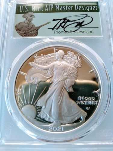 2021-W シルバーイーグル タイプ2 PCGS PR70DCAM アドバンスリリース クリーブランド ミニッツマン