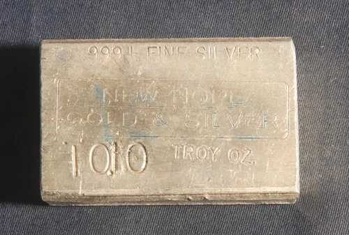 ニューホープ ゴールド＆シルバー 10.10オンス .999 シルバーバー ロット 261048