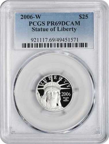 2006-W $25 アメリカン プラチナ イーグル PR69DCAM PCGS
