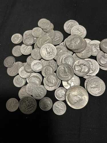 12 オンスバッグ ミックス $13.50 フェイス U.S. シルバー 地金コイン オール 90% シルバー 65前!-｜WORLD RESOURCE【QUEEN店】